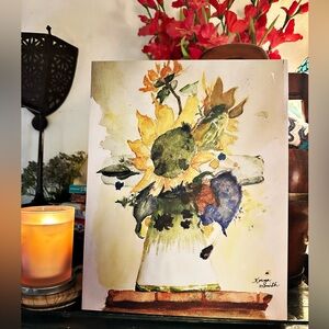 Sunflower Art. Sunny Ranch vibes